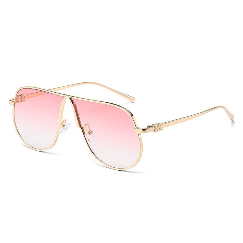 Menns Luksuriøse Oversized Aviator Solbriller Skanto