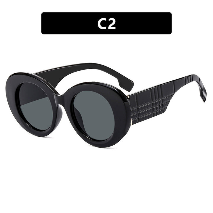 Women's extravagant sunglasses with creative frame design and protective UV filter Skanto