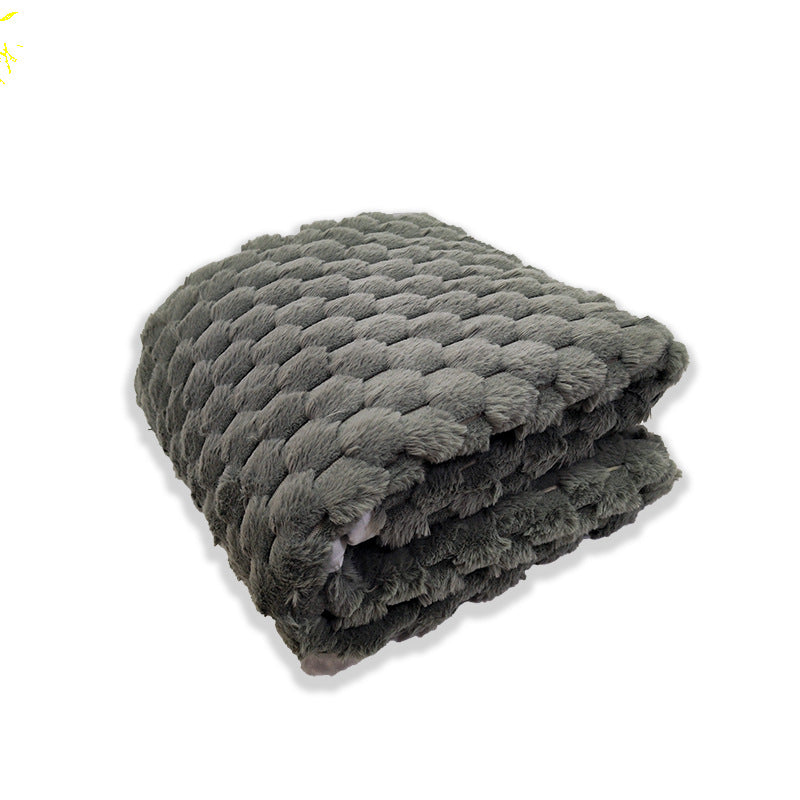 Dame luksus-fleece-teppe Skanto