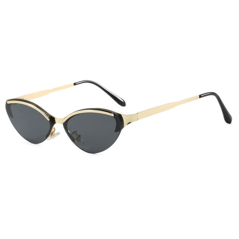 Dame Cat-Eye solbriller med elegant ramme og UV-beskyttelse Skanto