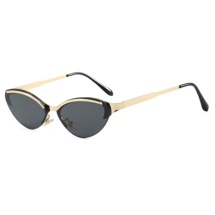 Dame Cat-Eye solbriller med elegant ramme og UV-beskyttelse Skanto