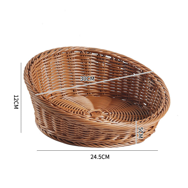 Naturlig Vevd Brødkurv Skanto