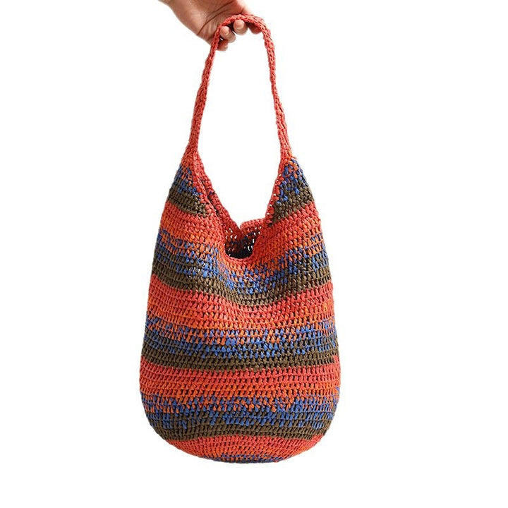 Handmade Loose Bag in Woven Material Skanto