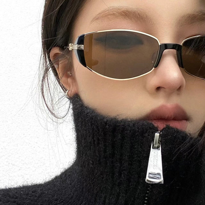 Dame elegant lesebrille med metallramme Skanto
