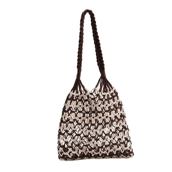 Hand-knotted tote and beach bag Skanto