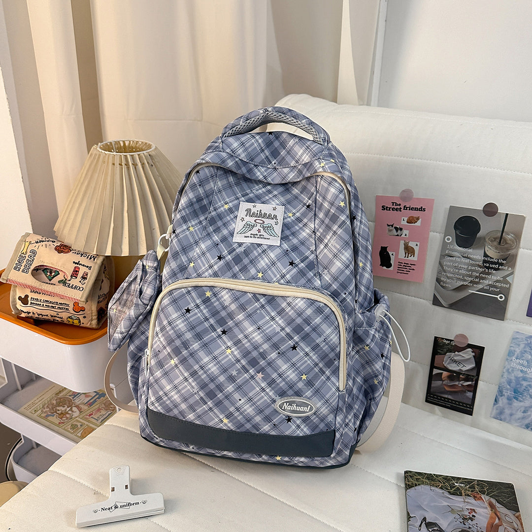 Casual Multi-Pocket Ryggsekk Skanto