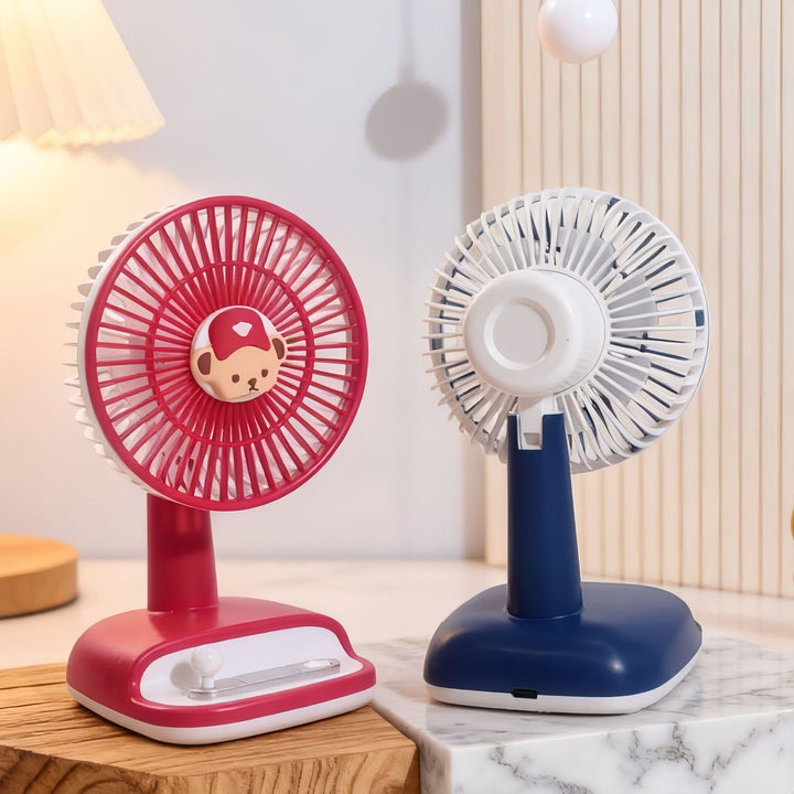 Damer Mini Vifte med USB-tilkobling og variabel vippe mekanisme Skanto