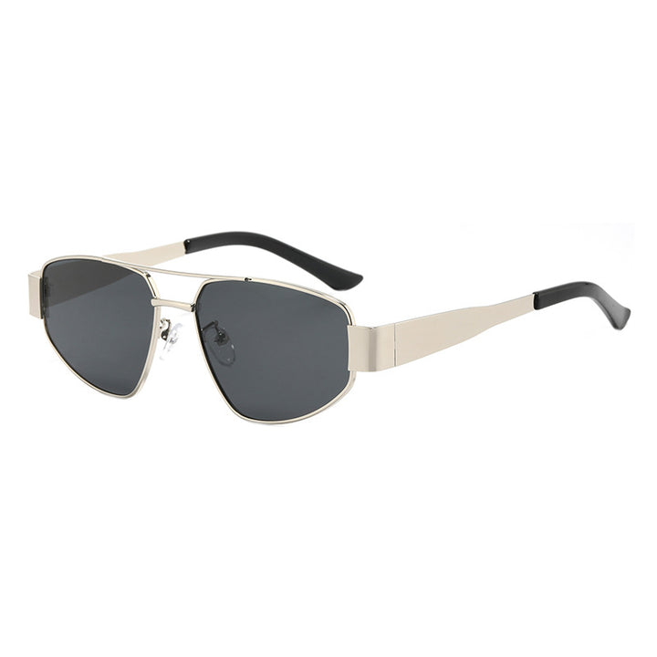 Herre Aviator-Style Metalliske Solbriller Skanto