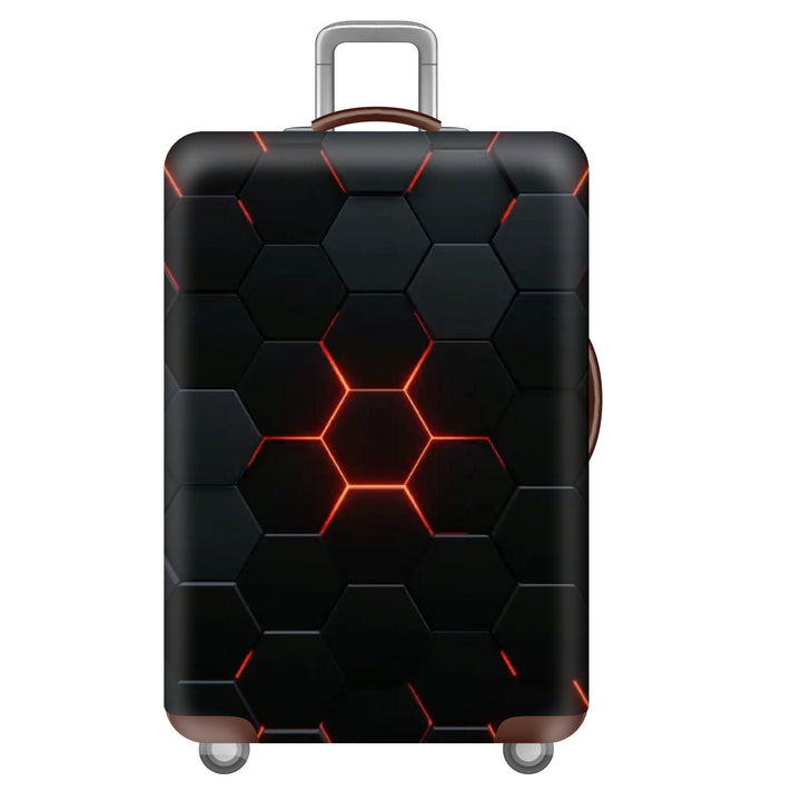 Unisex nan robuster Hartschalen-Trolley med polykarbonat-ytter skall og bilmerke-motif Skanto