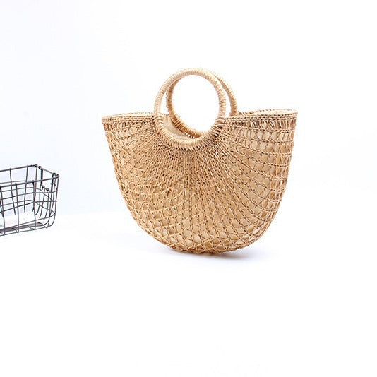 Elegant Handmade Basket Bag Skanto