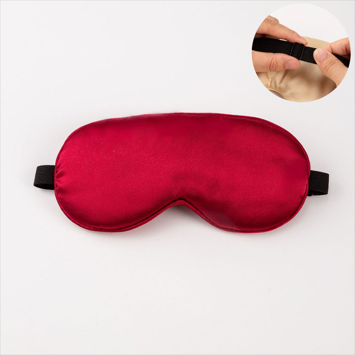 Unisex nano ergonomisk sovemaske med justerbart elastisk bånd og myk satinoverflate Skanto