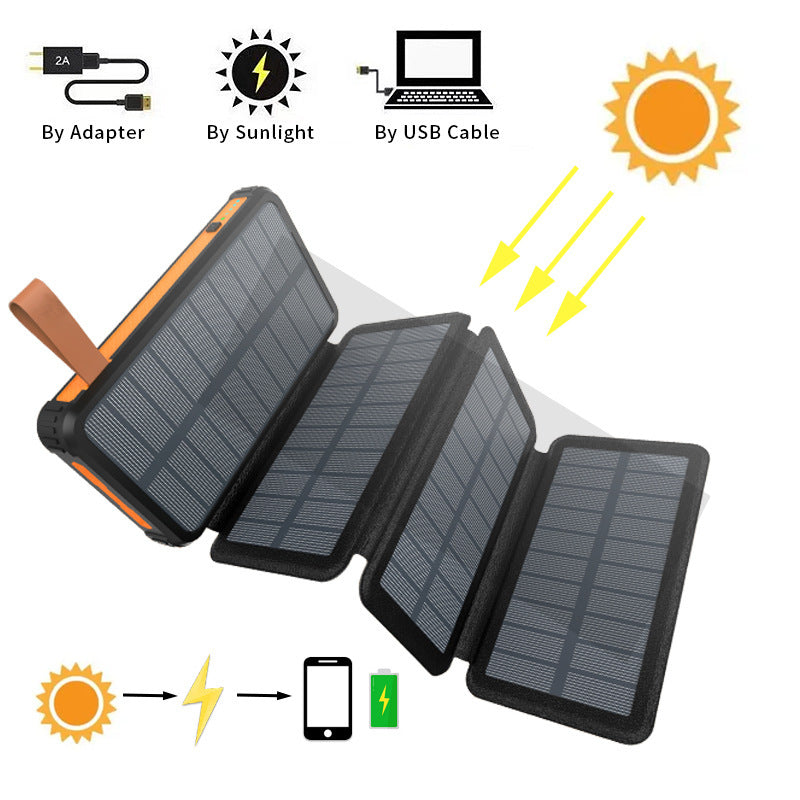 Høytytende solenergi powerbank med multiladealternativer Skanto