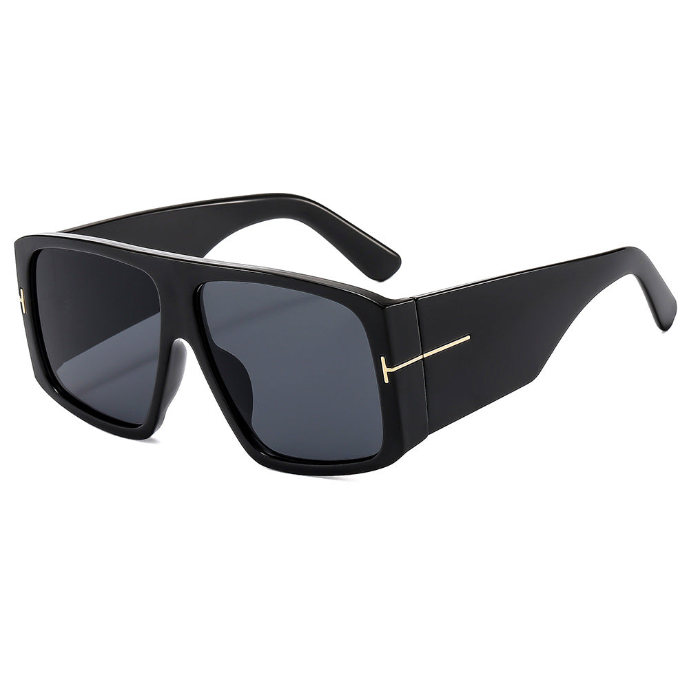 Dame oversized solbriller med moderne design og UV-beskyttelse Skanto