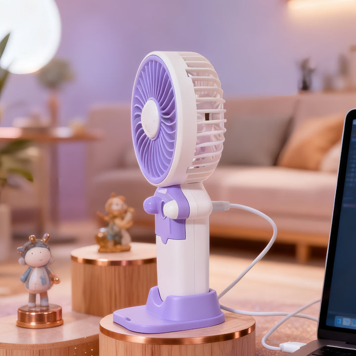 Bærbar Usb Mini Vifte med Fleksibel Neigungsvinkel Skanto