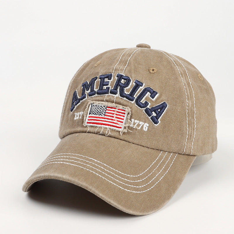Herre Vintage-Inspirert Brodert Baseball Caps Skanto