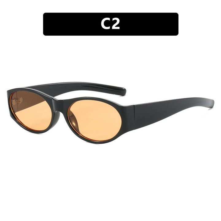 Women's fashion sunglasses with elegant, oval design and UV protection Skanto