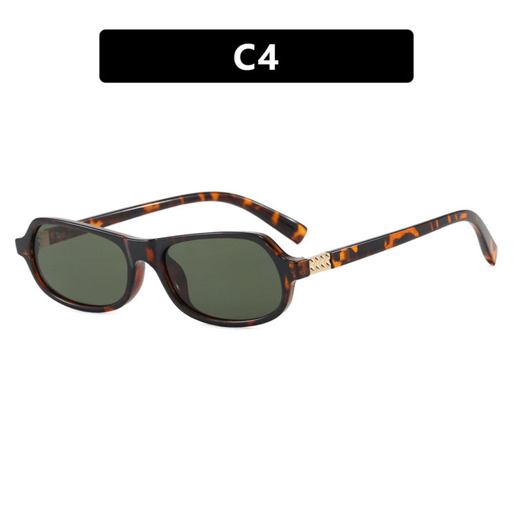 Women's trendy stylish sunglasses with golden accents Skanto