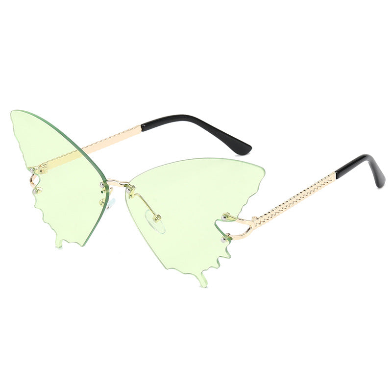 Damer ekstravagant sommerfugls-solbrille Skanto