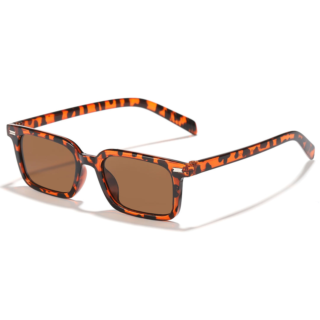 Dame elegant solbrille med transparent ramme Skanto