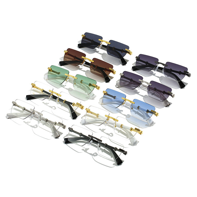 Dame Geometrisk Solbrille Skanto