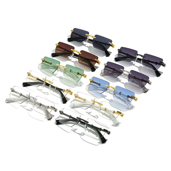 Dame Geometrisk Solbrille Skanto
