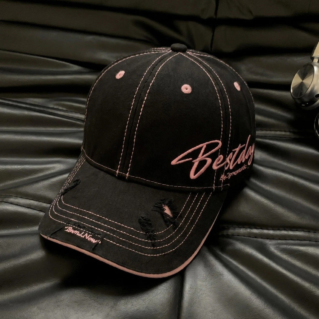Herre Slitt Casual Bomulls Baseball Caps Skanto
