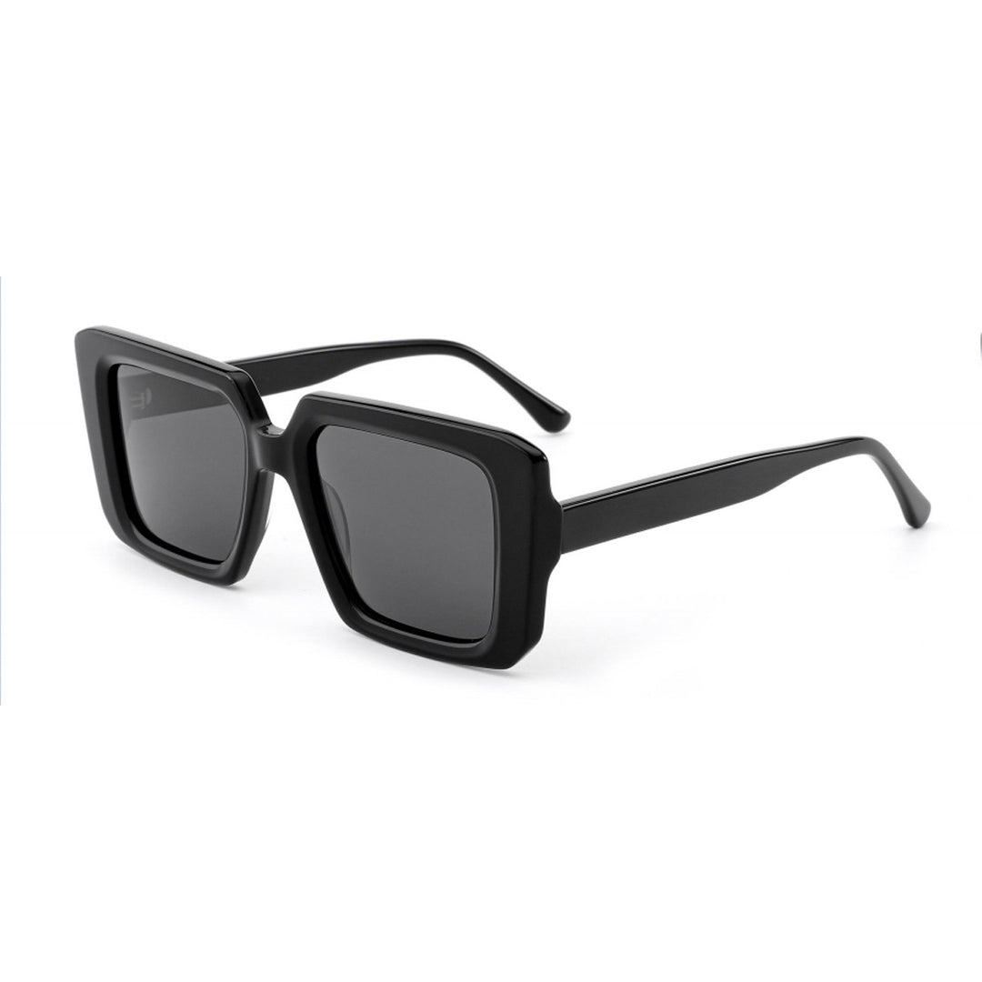 Damen oversized solbrille med unik kvadratisk ramme Skanto