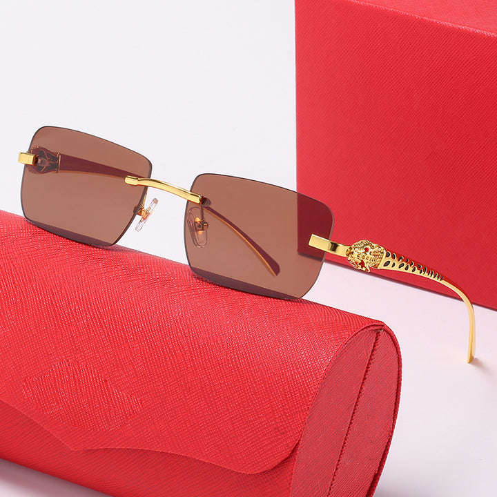 Dame Kvadratisk Solbrille i Elegant Stil Skanto