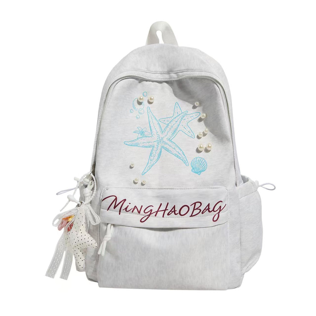 Maritime-inspirert utsmykket ryggsekk Skanto