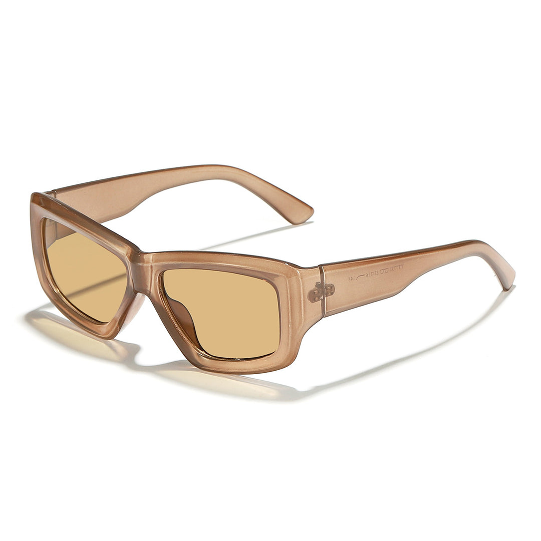 Dame moteriktig solbrille i unik ramme Skanto