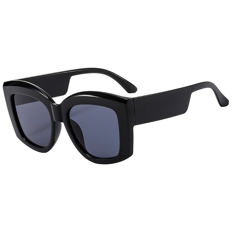 Damen oversized solbrille med kreativt design og høy kvalitet UV-beskyttelse Skanto
