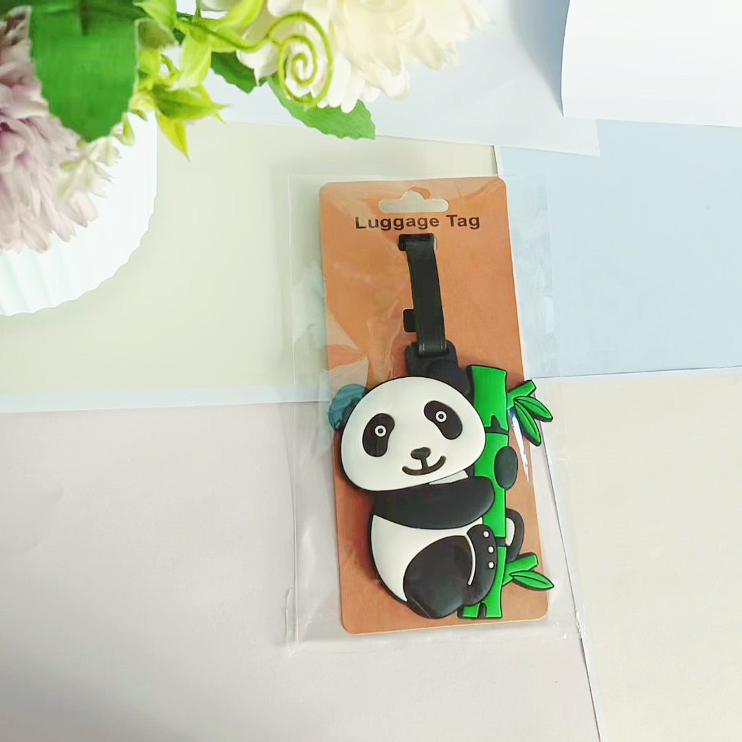 Unisex Panda-tema Bagasjelapp Skanto