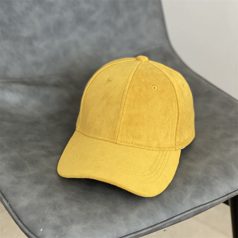 Herre Suede Tekstur Klassisk Caps Skanto