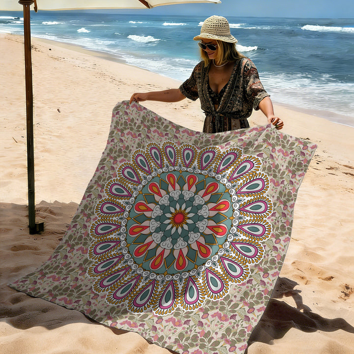 Mandala Design Strandmat Skanto