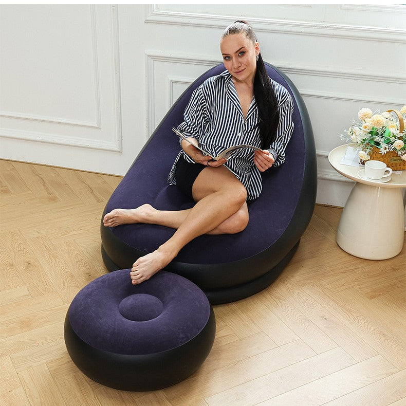 Kvinnenes oppblåsbare komfortsofa med ergonomisk ryggstøtte Skanto