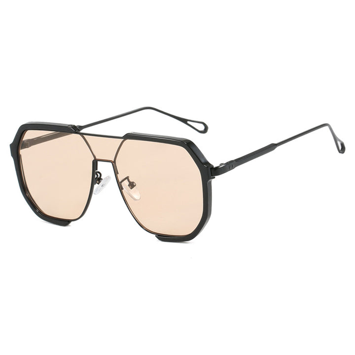Women's geometric sunglasses with special frame and UV protection Skanto