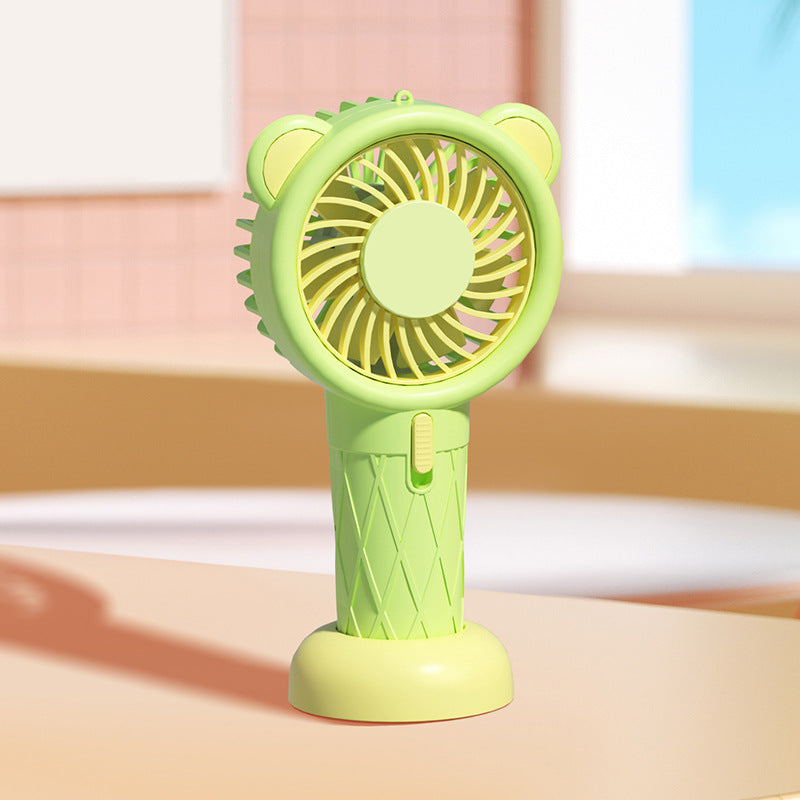 Dame Bærbar Mini-Ventilator med leken Dyredesign Skanto