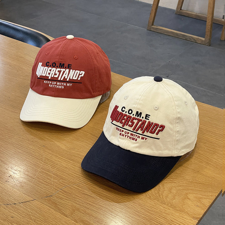 Unisex Casual Teksturerte Caps med Leken Broderi Skanto