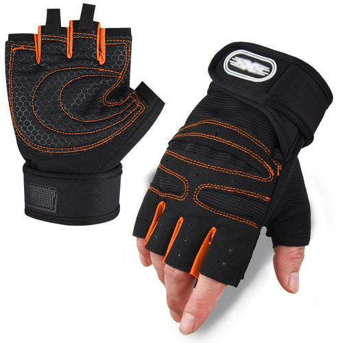 Men's training gloves with ergonomic gel pad Skanto
