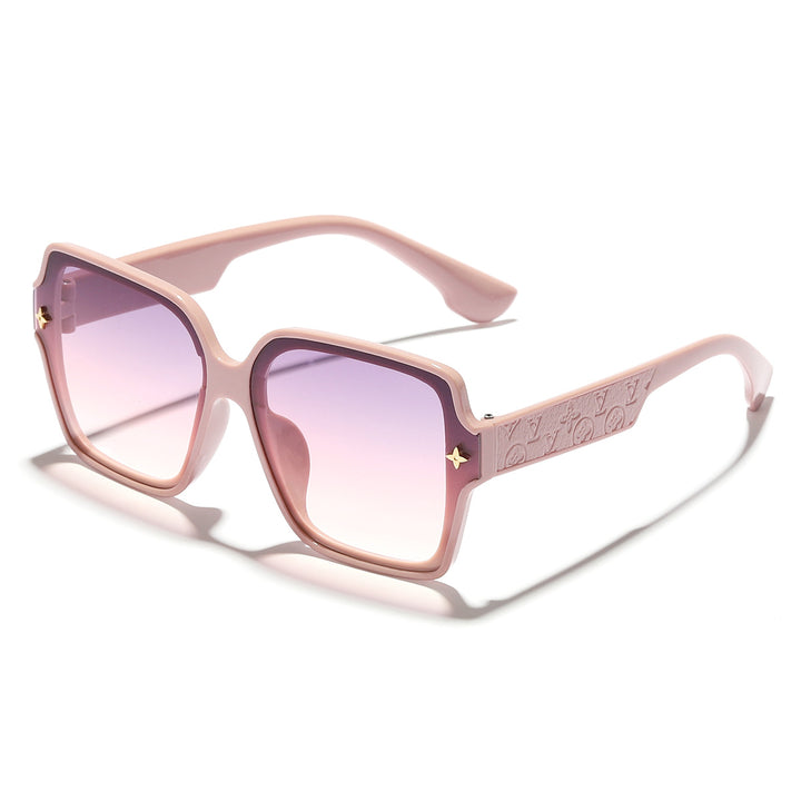 Dame stilige oversized solbriller med moderne ramme Skanto