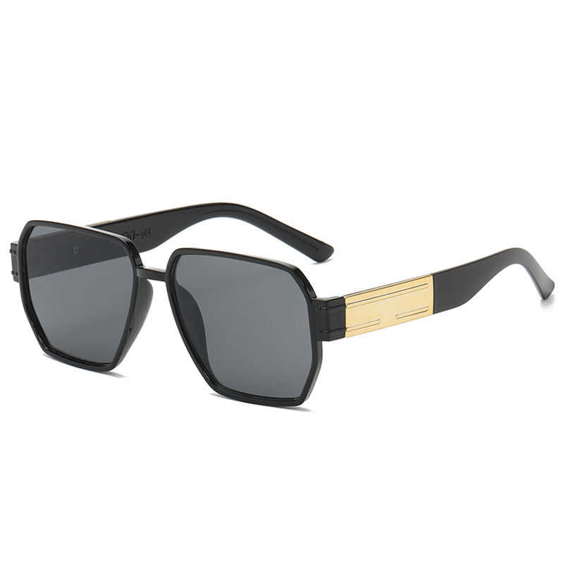 Dame moderne Oversized-solbriller med asymmetrisk ramme Skanto