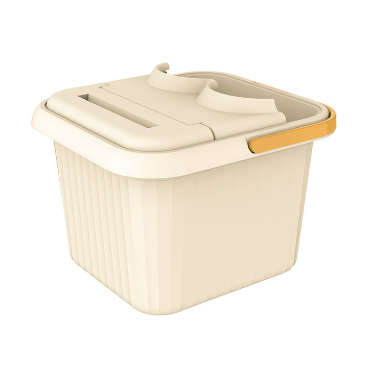 Women's practical and elegant storage box with handle Skanto