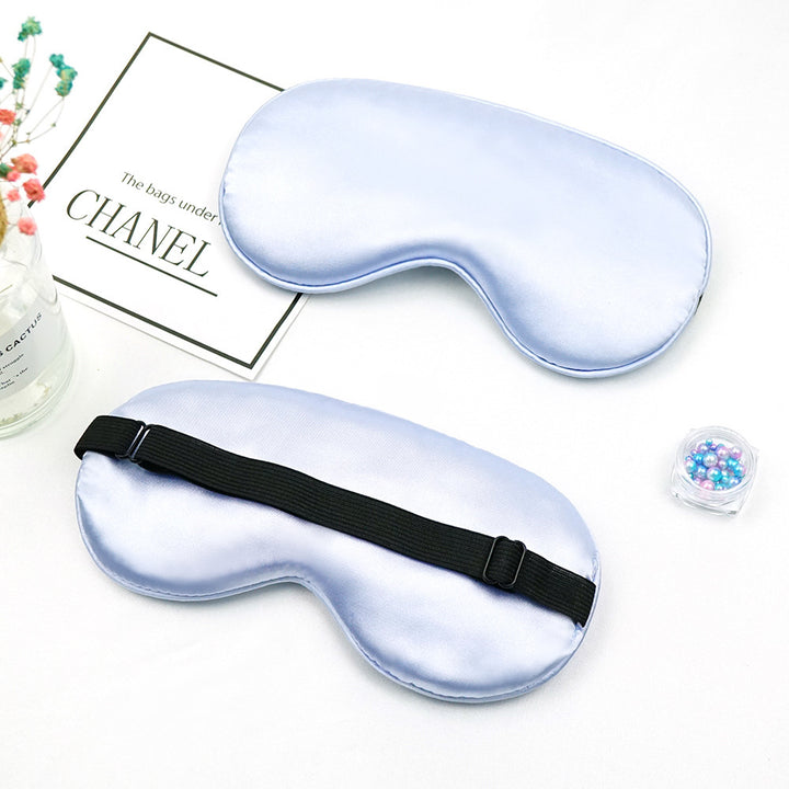 Unisex nan luksuriøs silk søvnmaske med konturert øyeutskjæring og justerbart elastisk bånd Skanto