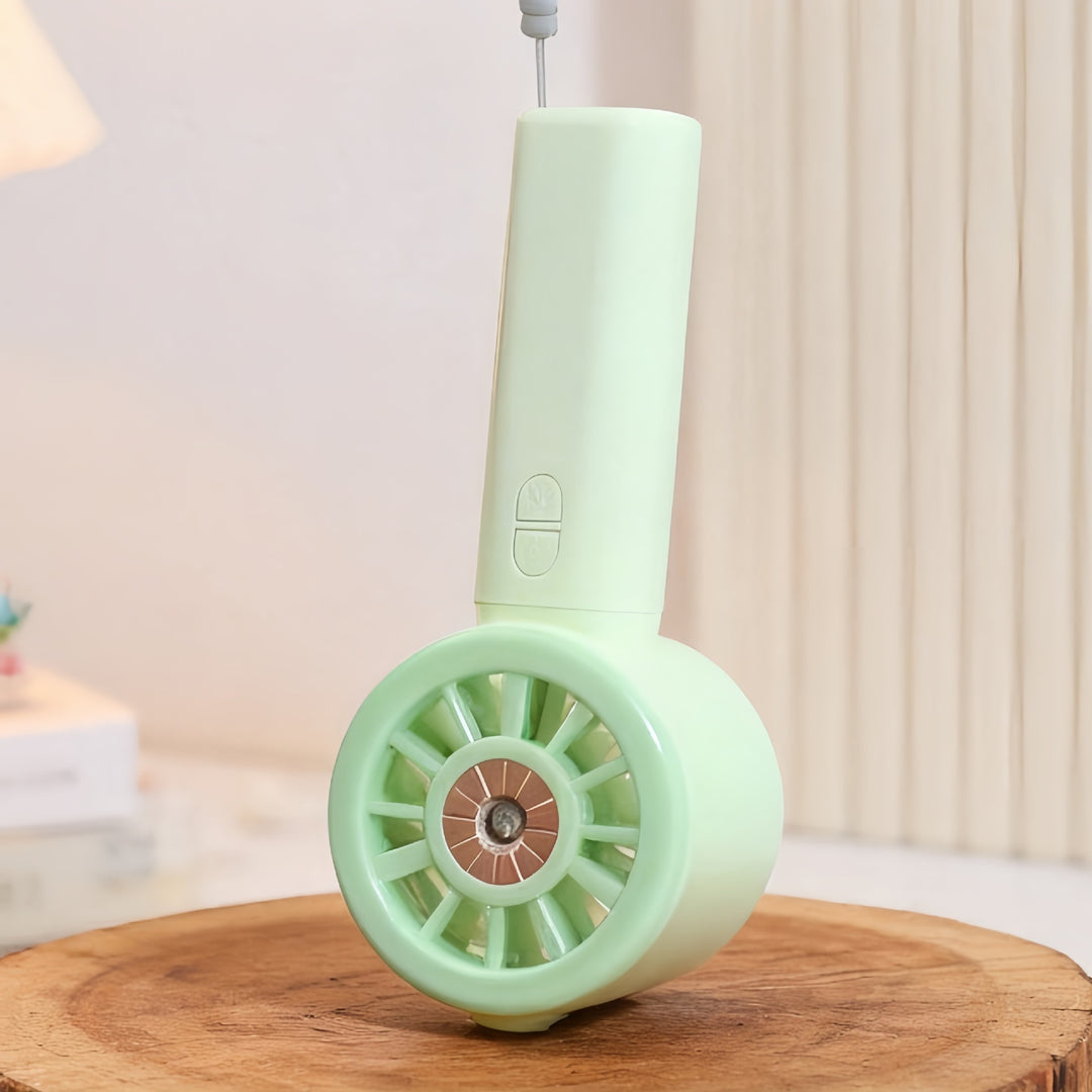 Damer bærbar sprayvifte med USB-tilkobling og hastighetsregulator Skanto