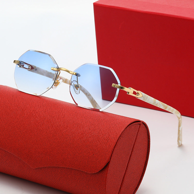 Damer elegant Korreksjonsbrille med moderne åttkantet ramme Skanto
