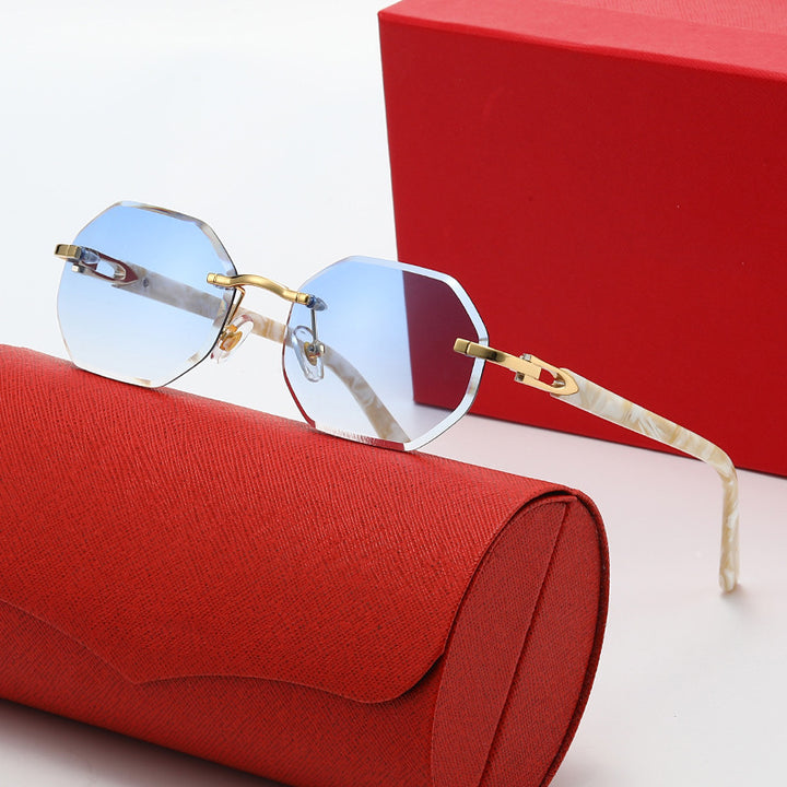 Damer elegant Korreksjonsbrille med moderne åttkantet ramme Skanto