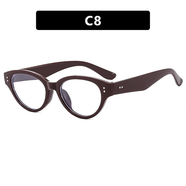 Dame Cat-Eye solbriller med robust ramme og polarisert glass Skanto