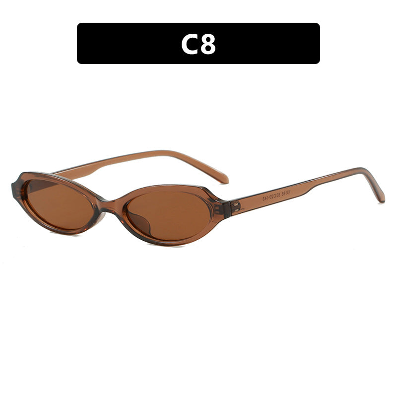 Women's elegant sunglasses in stylish oval design Skanto