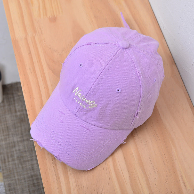 Herre Slitt Vintage Bomull Baseball Caps Skanto