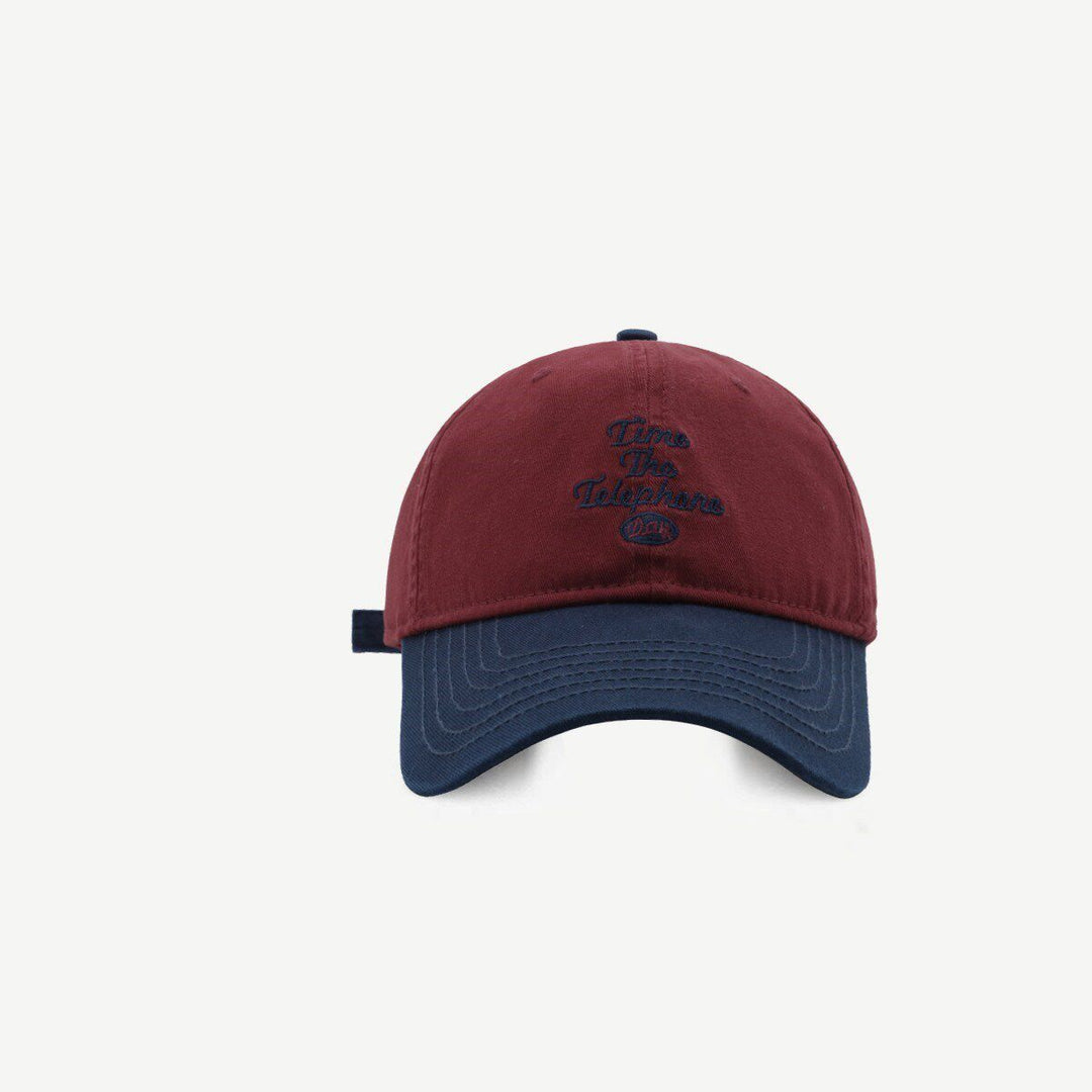 Herrejusterbar brodert caps Skanto